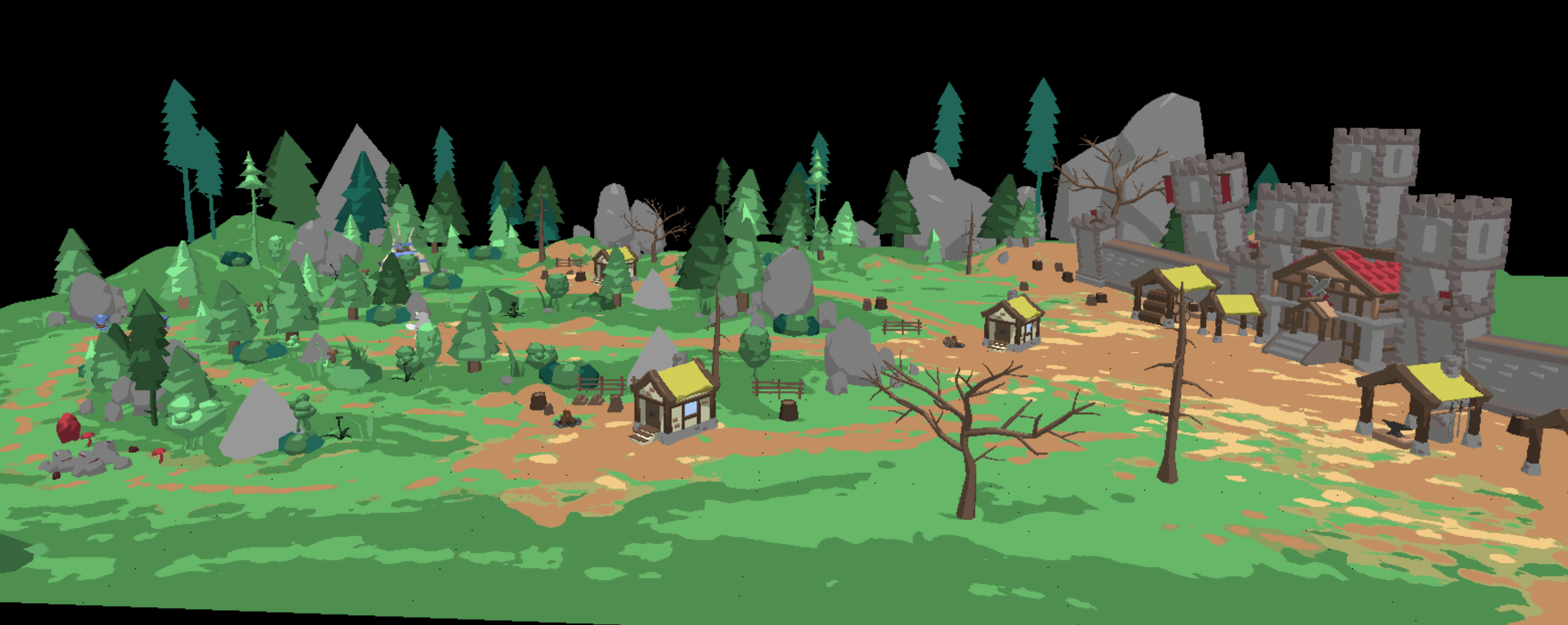 Enviromental design of level
