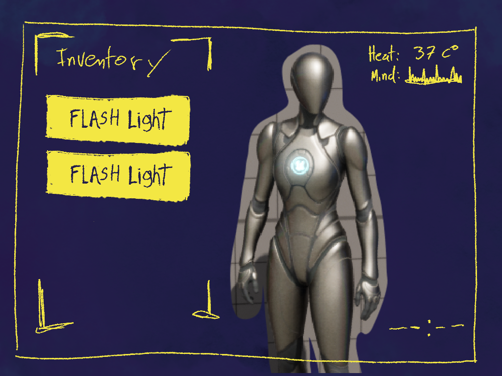 Sketch of the UI